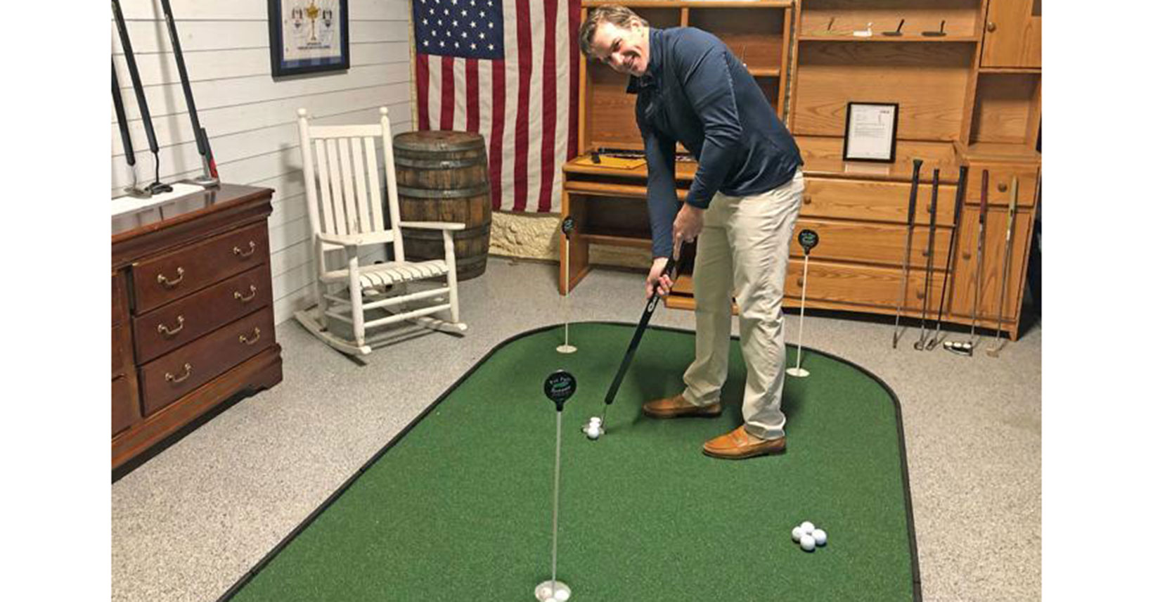 Innovative hockey stick putter ready to roll for fledgling Kenosha-based  golf company 