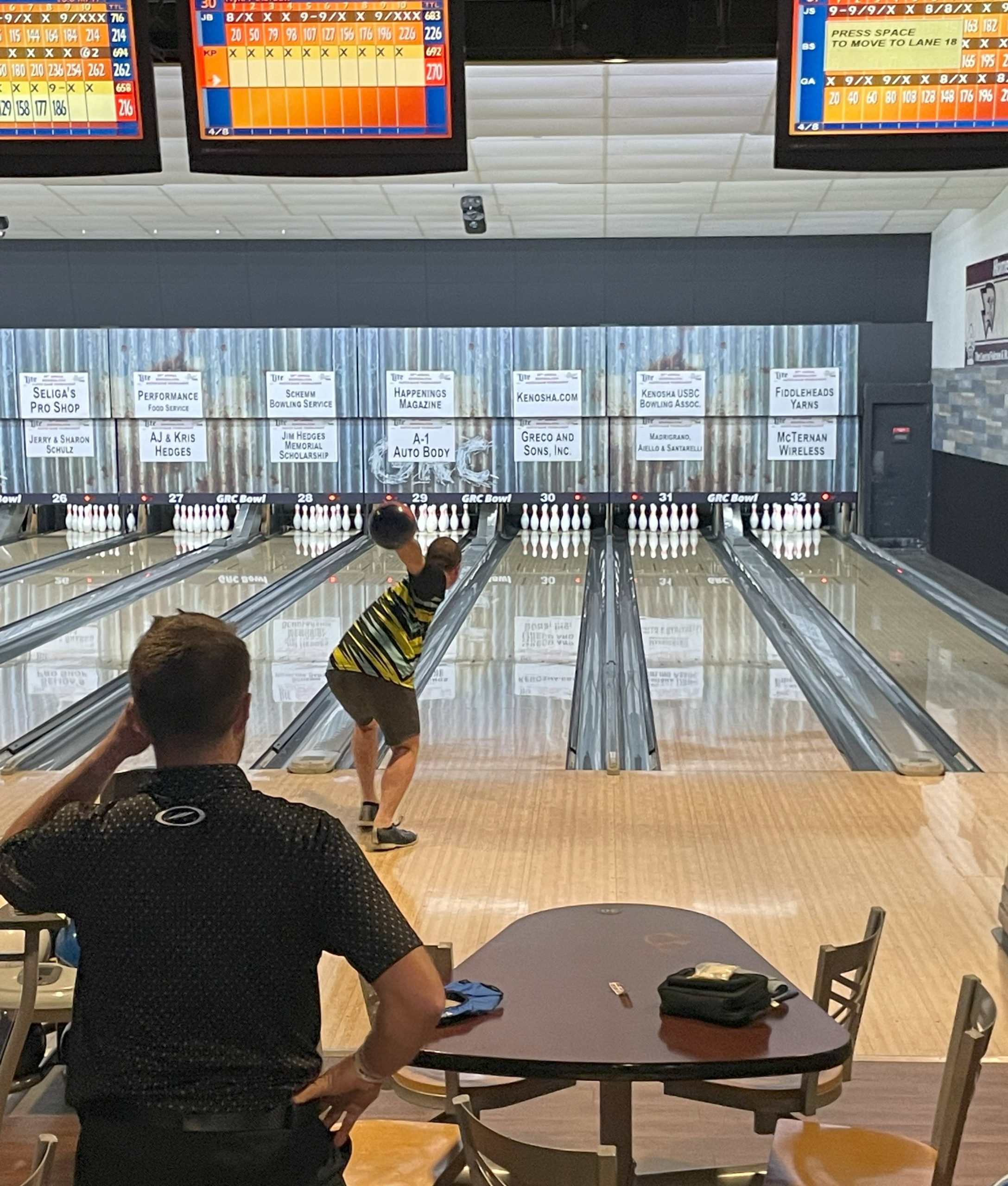 Gene Pobloski closes out qualifying in the Kenosha.com Match Game ...