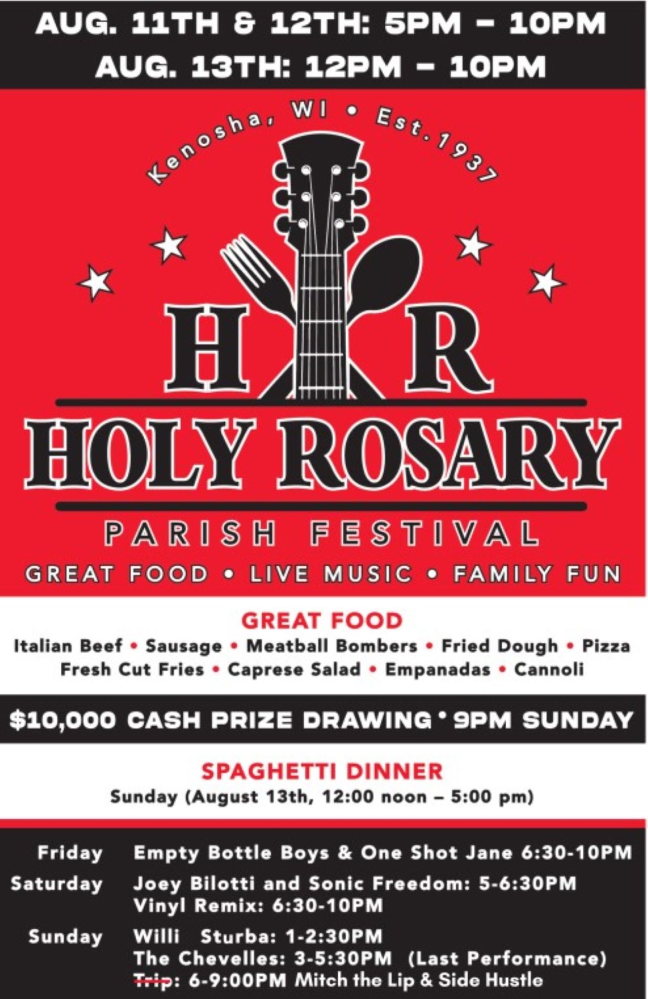 Holy Rosary Festival on tap this weekend